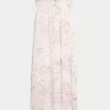 Strapless Twist Bust Maxi Dress
