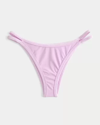 Strappy High-Leg Cheekiest Bikini Bottom