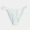Strappy High-Leg Cheeky Bikini Bottom