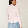 Stretch Poplin Button-Through Shirt