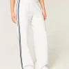 Striped Wide-Leg Sweatpants