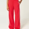 Striped Wide-Leg Sweatpants