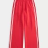 Striped Wide-Leg Sweatpants