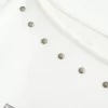 Studded SoHo Graphic Slash-Neck Top