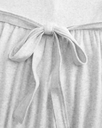 Tie-Back Henley Babydoll Top