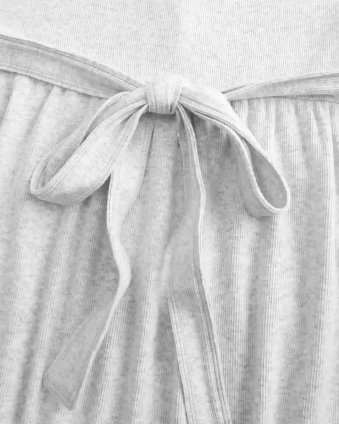 Tie-Back Henley Babydoll Top
