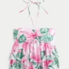 Tiered Halter Babydoll Top