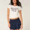 Tiered Ruffle Mini Skort