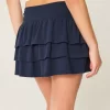 Tiered Ruffle Mini Skort