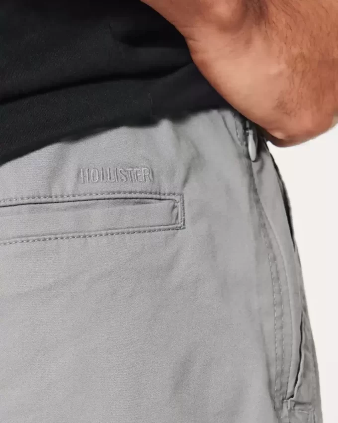 Twill Pull-On Shorts 7″