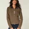 Twill Zip-Up Jacket