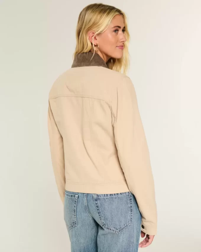 Twill Zip-Up Jacket