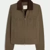 Twill Zip-Up Jacket