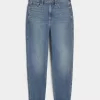 Ultra High-Rise Dark Wash Mom Jeans
