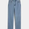 Ultra High-Rise Medium Wash 90s Straight Jeans