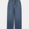 Ultra High-Rise Medium Wash Baggy Jeans