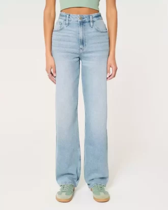 Ultra High-Rise Medium Wash Dad Jeans
