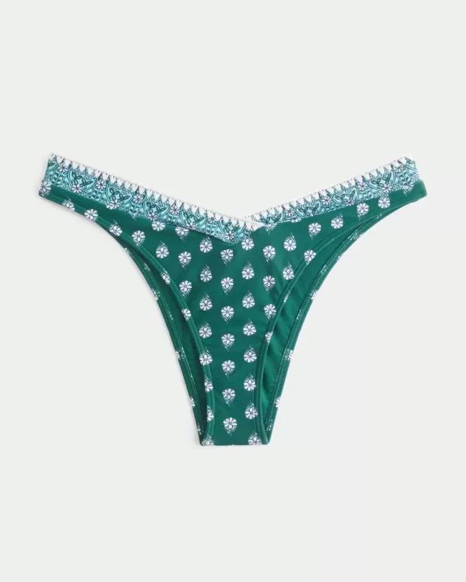 V-Waist High-Leg Cheekiest Bikini Bottom