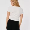 Waffle Button-Down Tee
