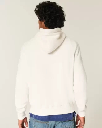 Waffle-Lined Laguna Graphic Surf Crew Graphic Hoodie