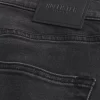 Washed Black Athletic Skinny Jeans