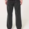 Washed Black Baggy Jeans