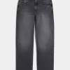Washed Black Baggy Jeans