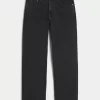 Washed Black Baggy Jeans