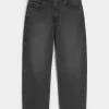 Washed Black Skater Baggy Jeans