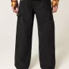 Washed Black Super Baggy Painter Jeans
