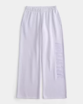 Wide-Leg Logo Sweatpants