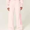 Wide-Leg Logo Sweatpants