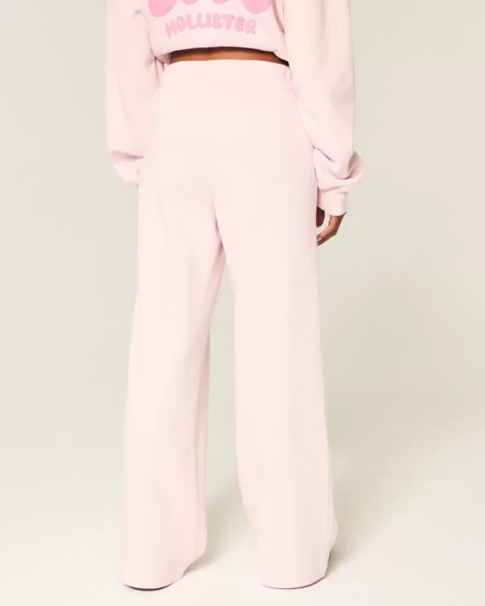 Wide-Leg Logo Sweatpants