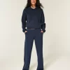 Wide-Leg Sweatpants