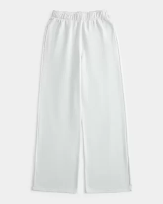 Wide-Leg Sweatpants