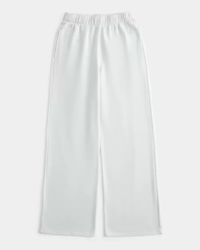 Wide-Leg Sweatpants