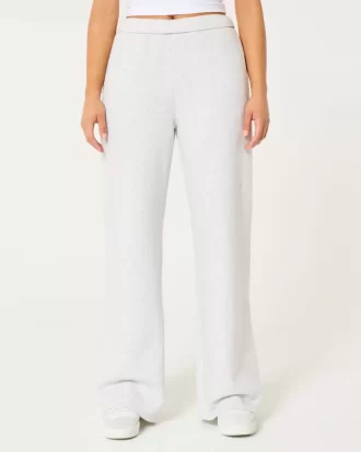 Wide-Leg Sweatpants