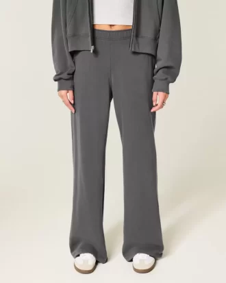 Wide-Leg Sweatpants