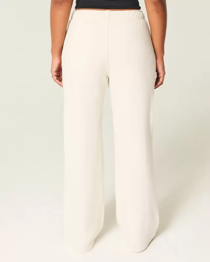 Wide-Leg Sweatpants