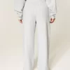 Wide-Leg Sweatpants