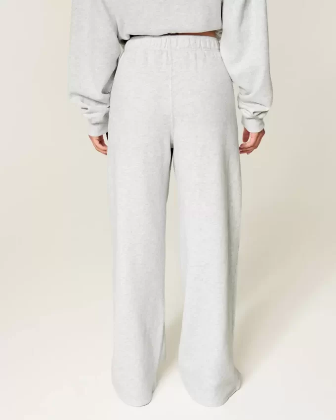 Wide-Leg Sweatpants