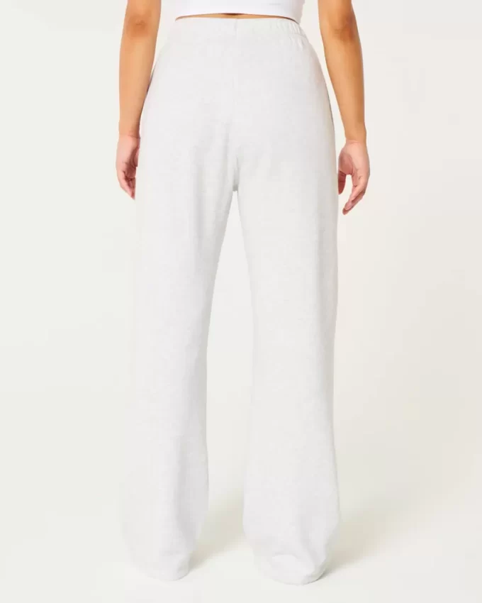 Wide-Leg Sweatpants