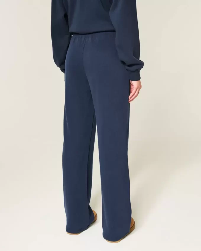 Wide-Leg Sweatpants
