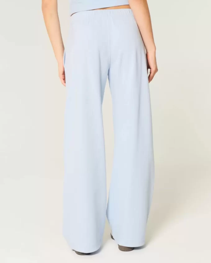 Wide-Leg Sweatpants
