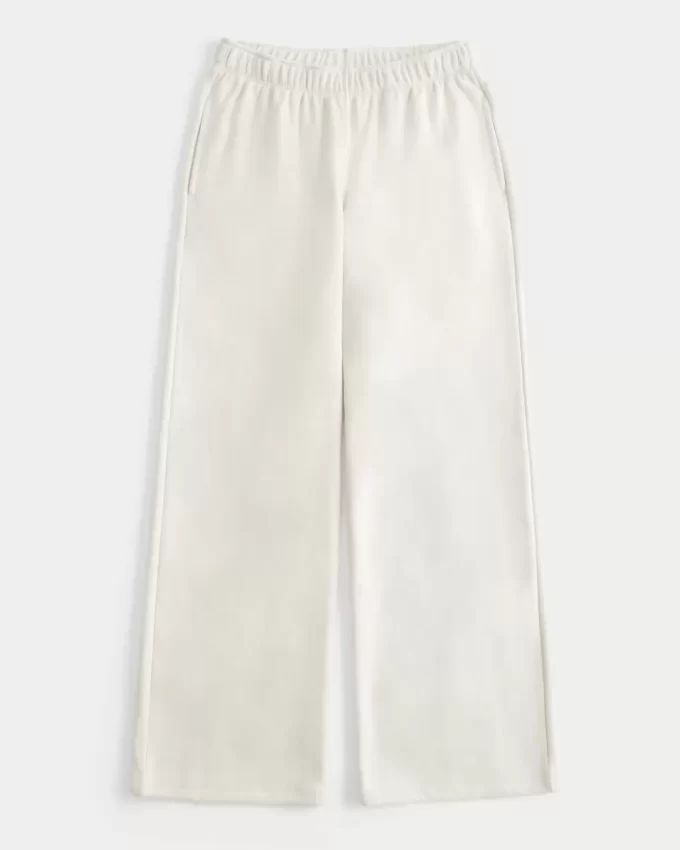 Wide-Leg Sweatpants