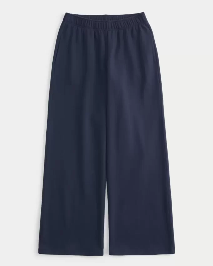 Wide-Leg Sweatpants