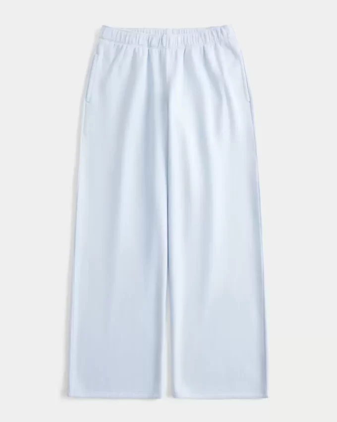 Wide-Leg Sweatpants
