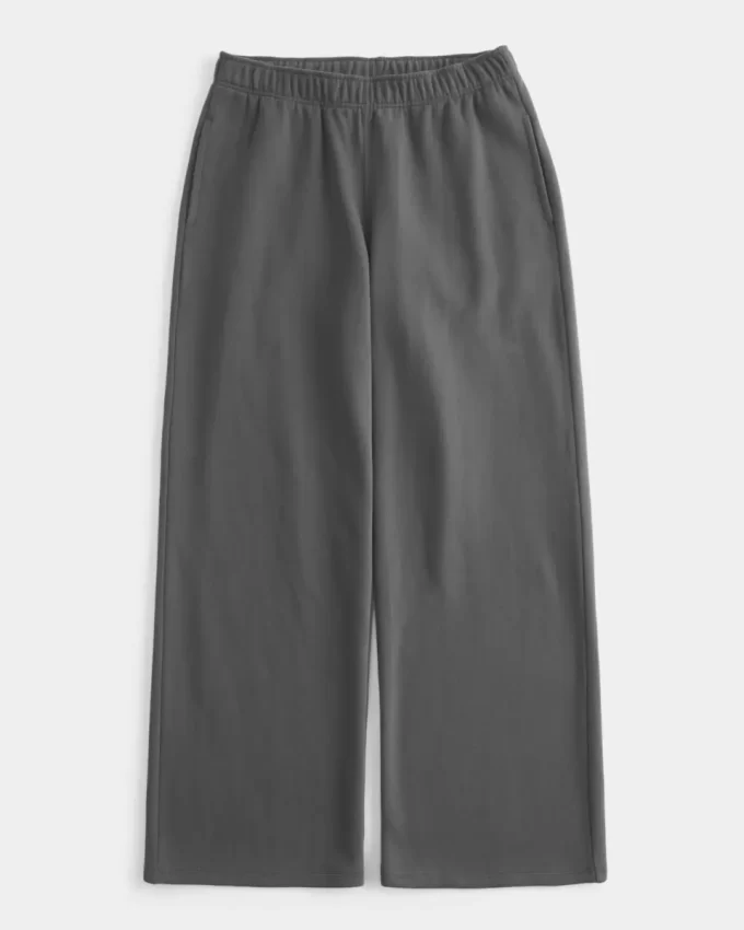 Wide-Leg Sweatpants