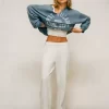 Wide-Leg Sweatpants
