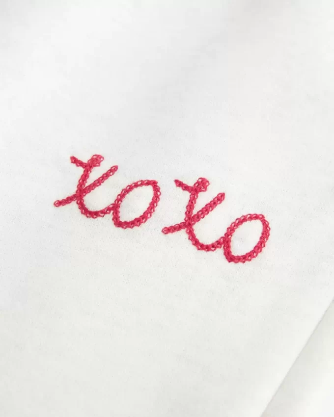 XOXO Graphic Wide-Leg Sweatpants